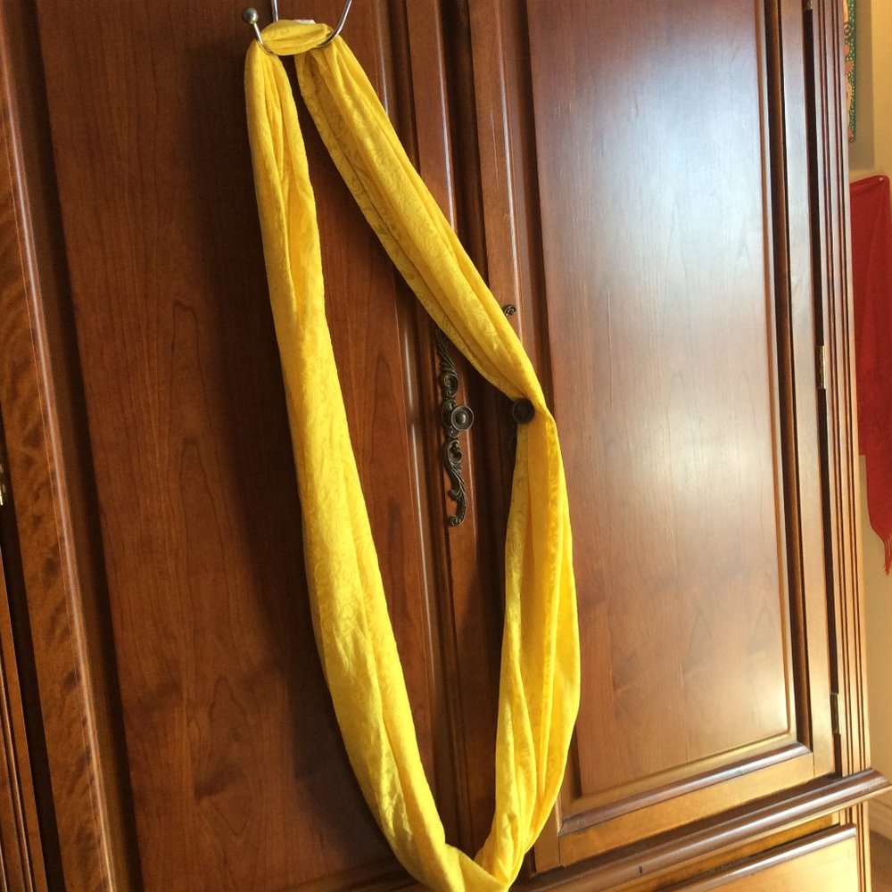 Yellow Infinity Scarf - Picture 2 of 3